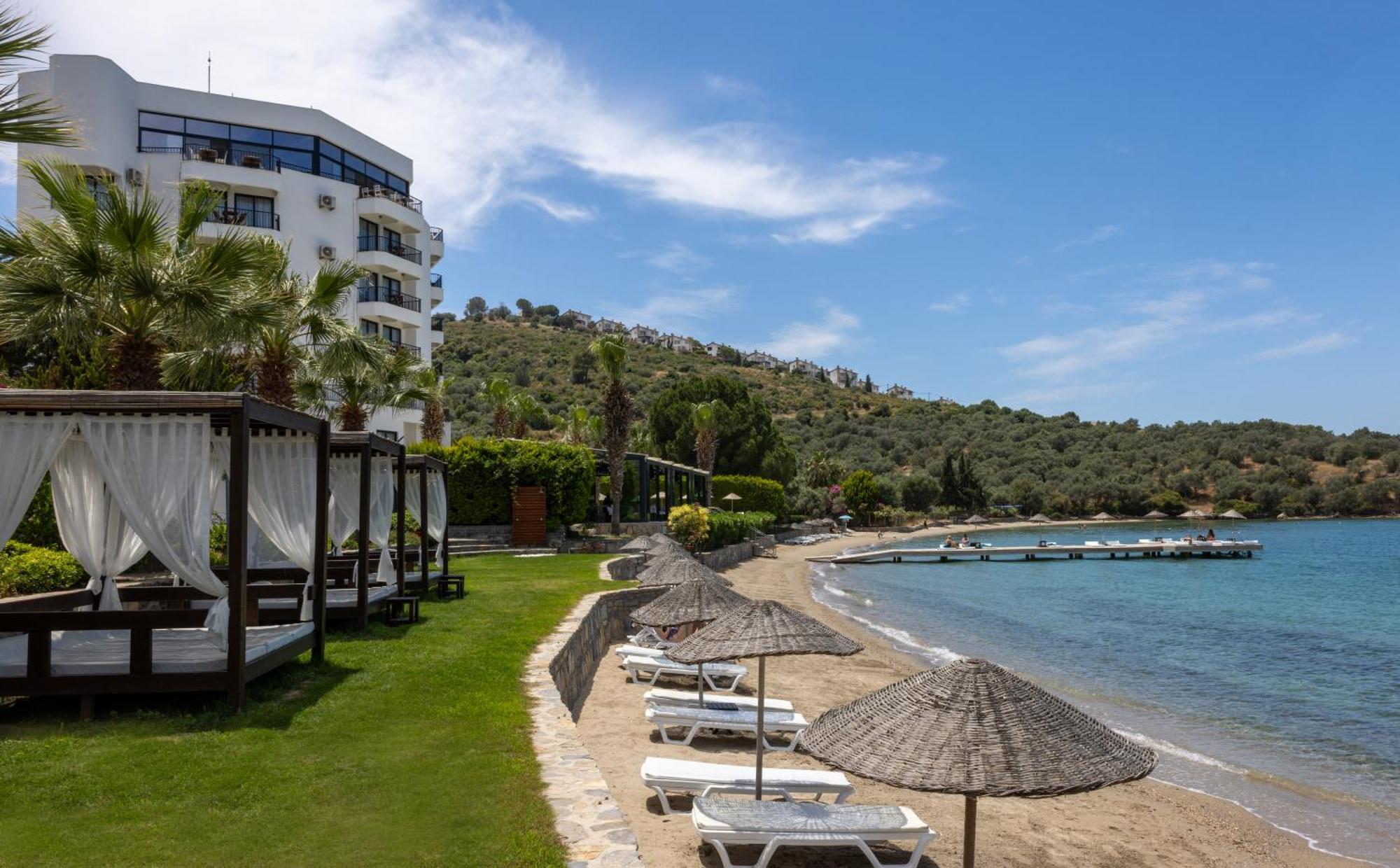 Med-Inn Hotel Gulluk Exterior foto